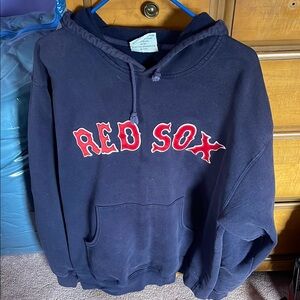 Men's Navy Blue Red Sox Hoodie size L